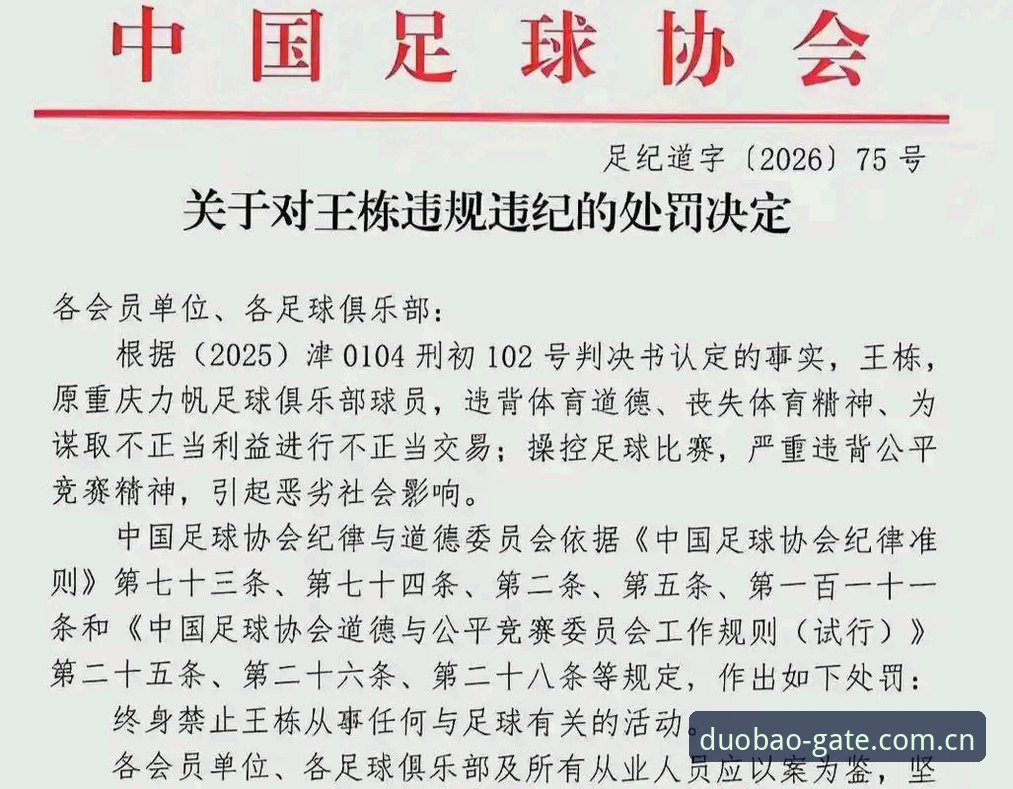 中国足协第三批禁足名单最新动态：17人终身禁赛，48人遭重罚